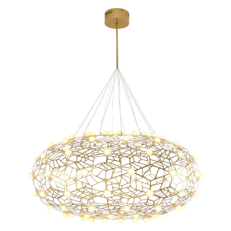 Starry Gold Plated Stainless Steel Chandelier Light