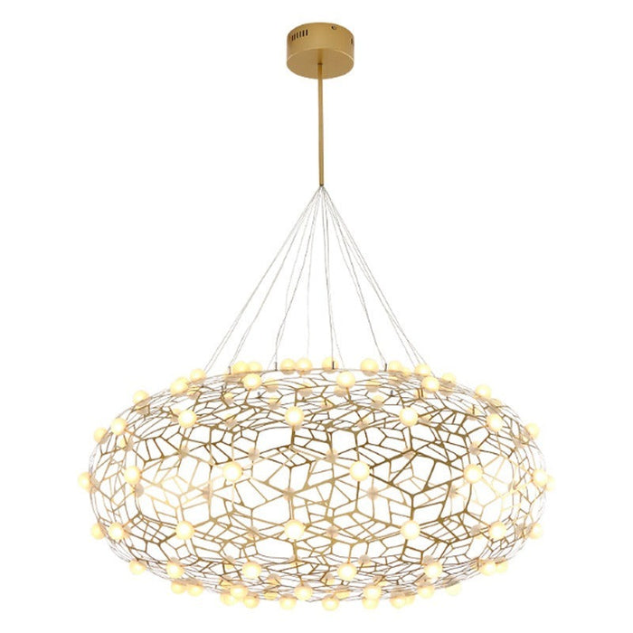 Starry Gold Plated Stainless Steel Chandelier Light