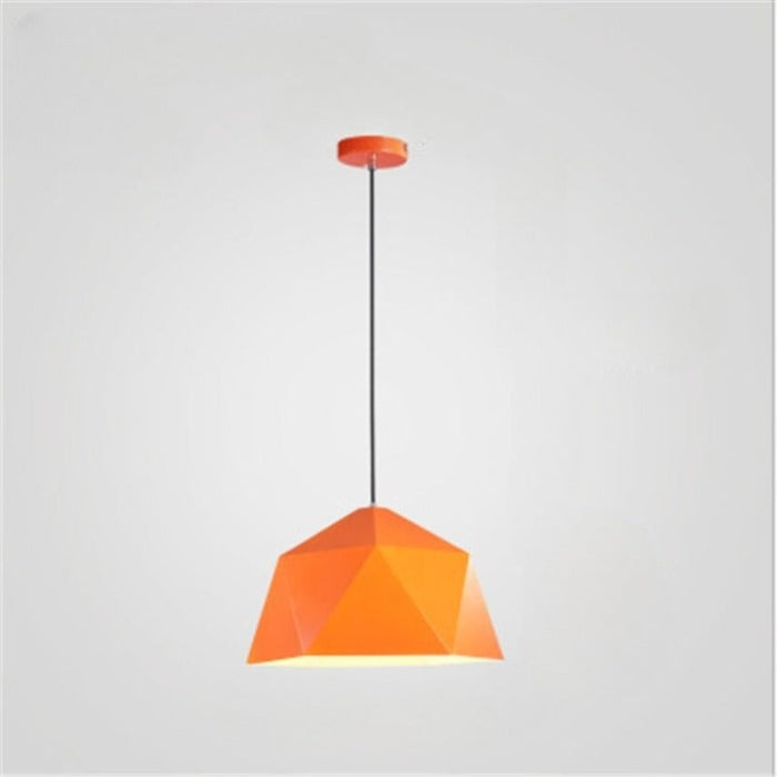 Nordic Minimalist Polygon Single Pendant Lamp