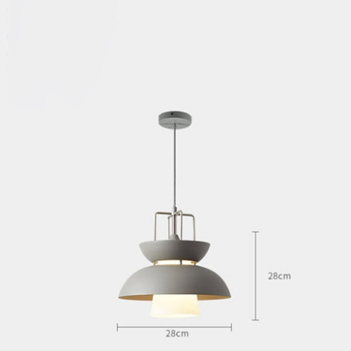 Macaron Color Design LED Single Head Pendant Lamp