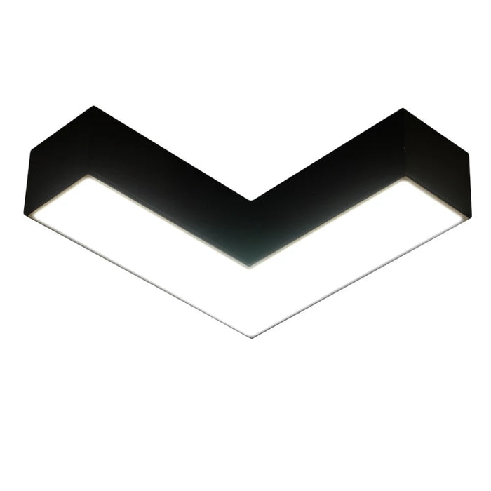 Color Geometric Creativity L-Shape Simple Modern LED Ceiling Light