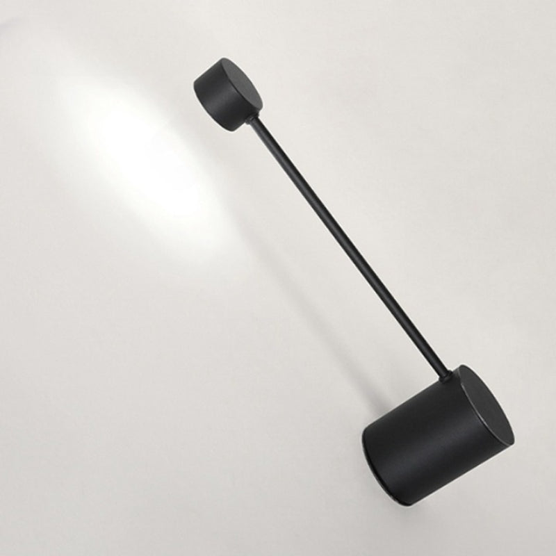 Modern Minimalist Black Painted Interior Wall Lamp