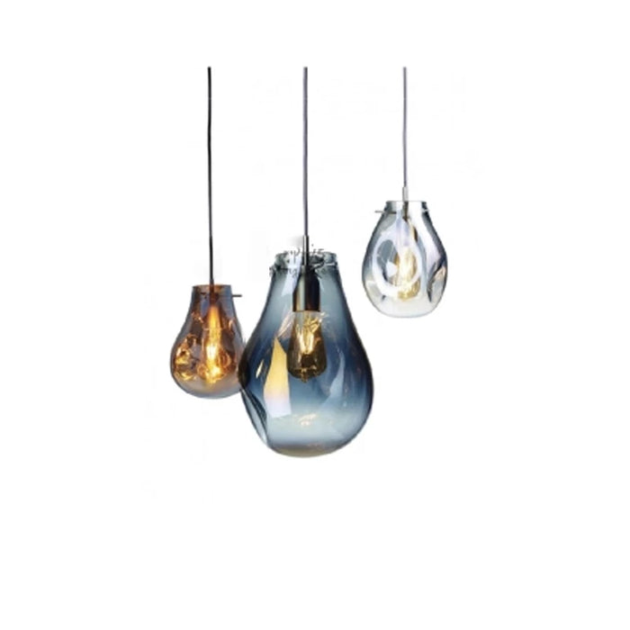 Irregular Design Crystal Glass Single Head Pendant Lamp
