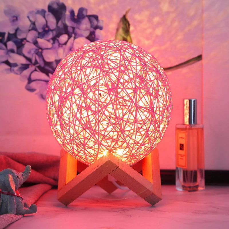 Creative LED Rattan Ball Decoration