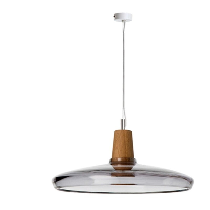 Creative Wooden Decor Hanging Glass Pendant Lamp