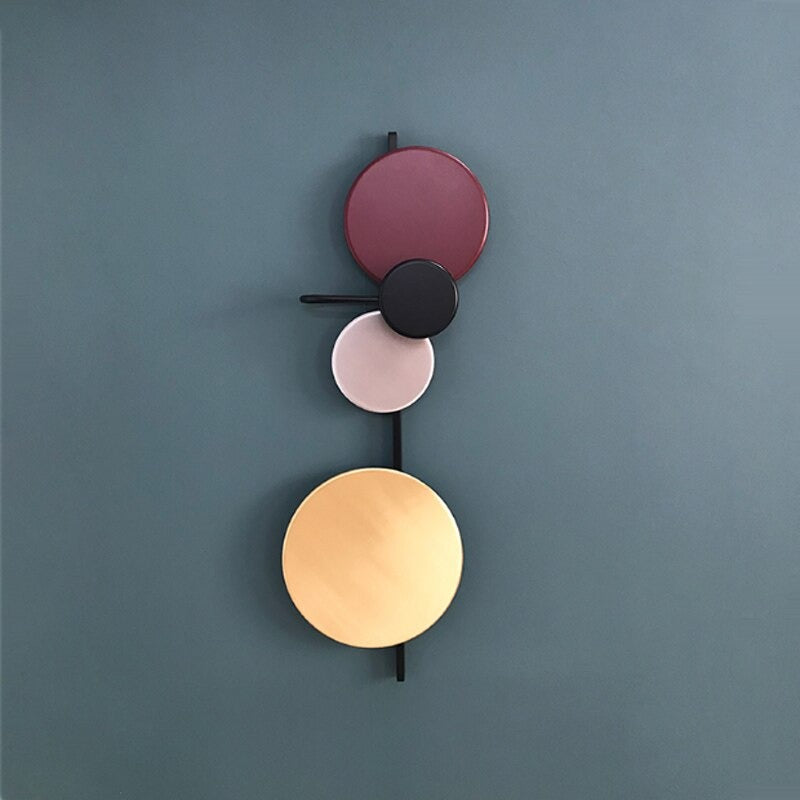 Nordic Modern Planet Design Round Wall Lamp