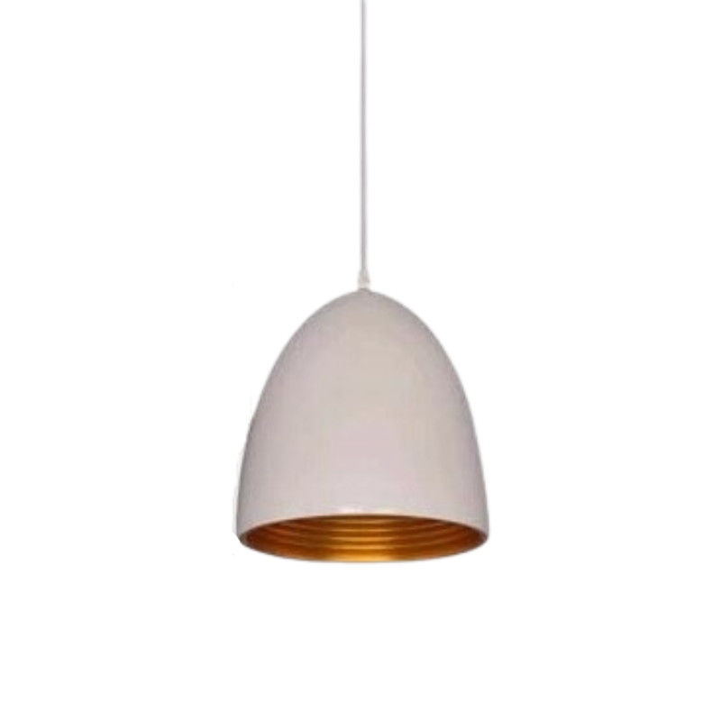 Aluminum Half Round Brief LED Pendant Light