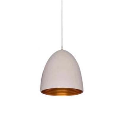 Aluminum Half Round Brief LED Pendant Light