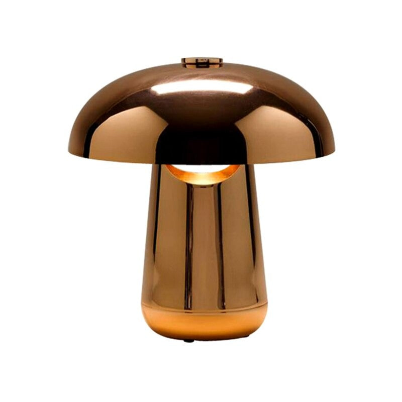 Modern Metal Mushroom Design Single Head Table Lamp