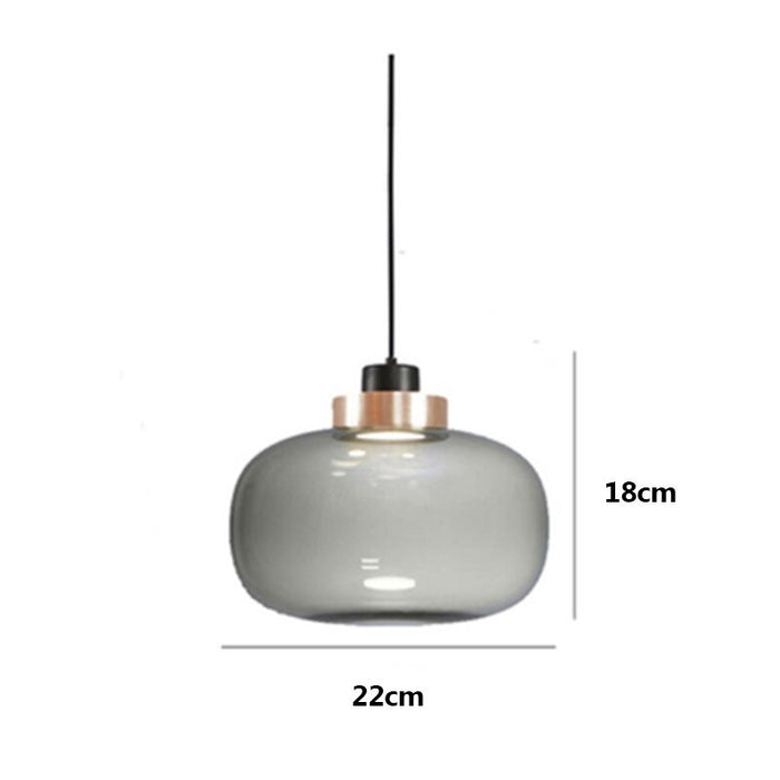 Nordic Bottle LED Lighting Single Head Pendant Lamp