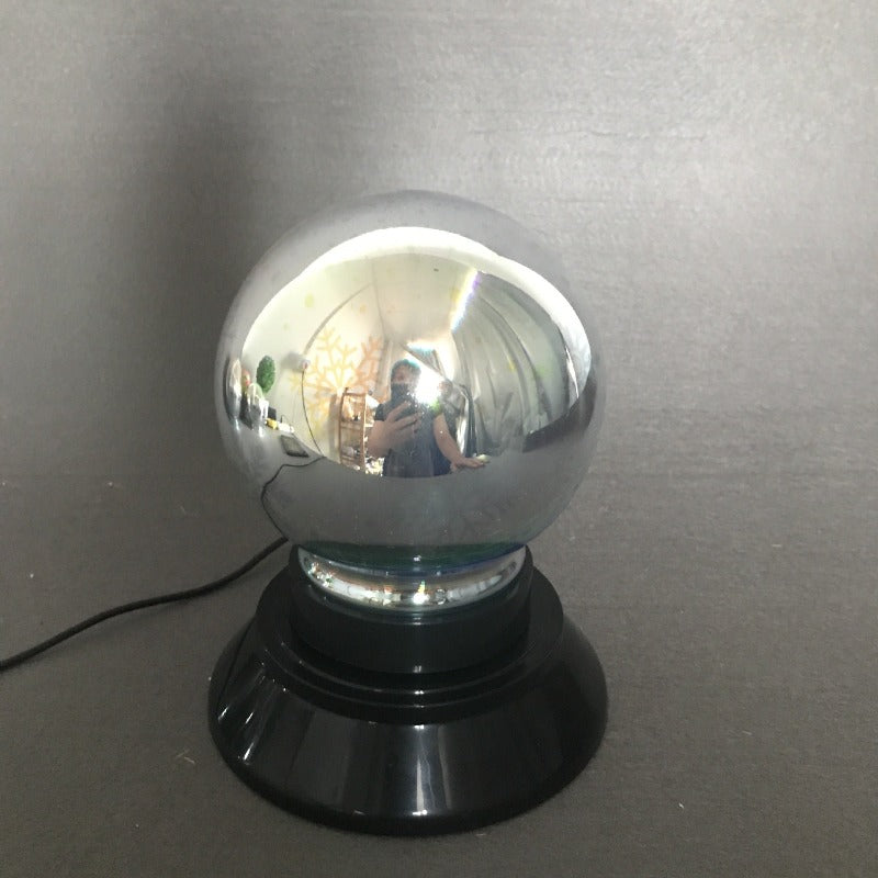 Auto-Rotating Magic Glass Ball LED Night Light | Exquisite Design, High-Quality 3D Glass