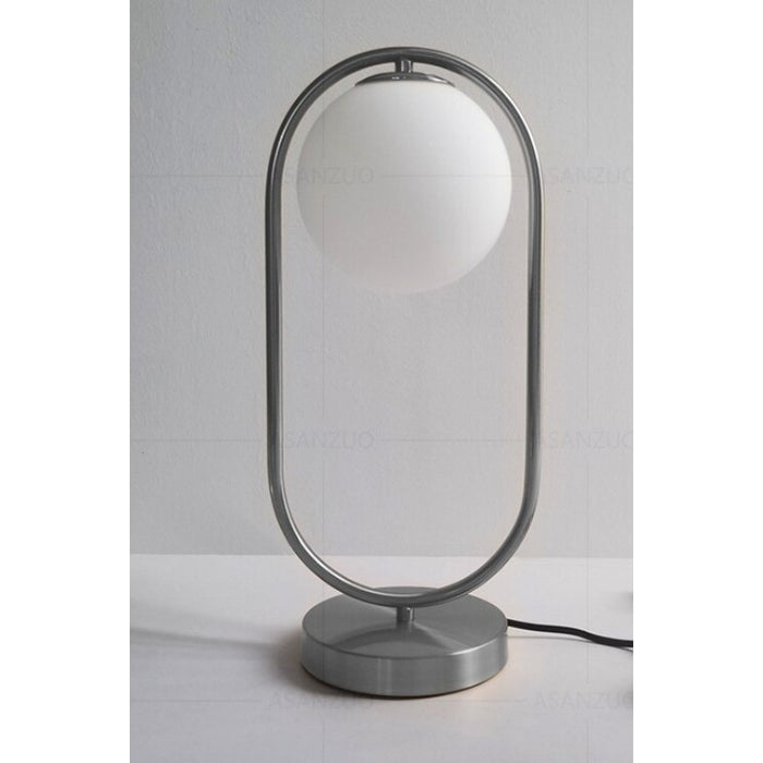 Modern LED Bedroom Glass Ball Reading Light Table Lamp
