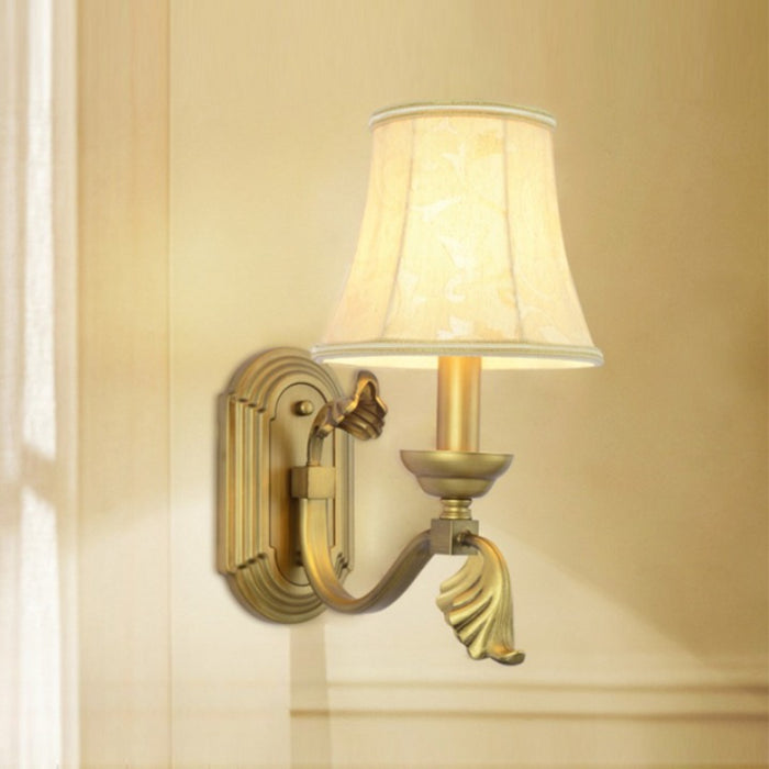 Vintage Brass Iron E14 Wall Sconce Lamp