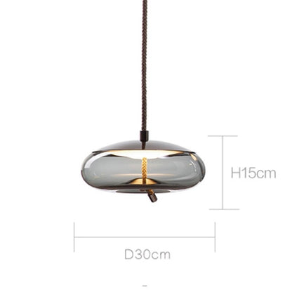 Nordic Design Glass Single Pendant Lamp