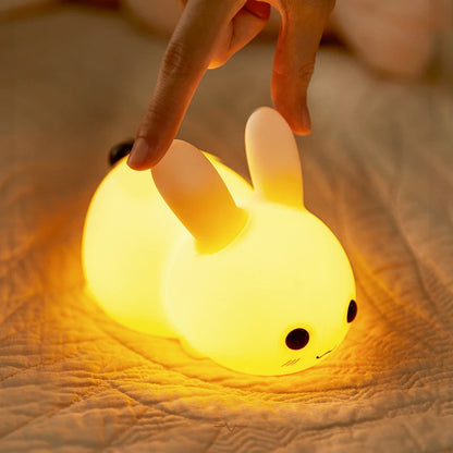 Silicone Dimmable USB Rechargeable Rabbit Light