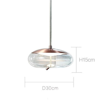 Nordic Design Glass Single Pendant Lamp