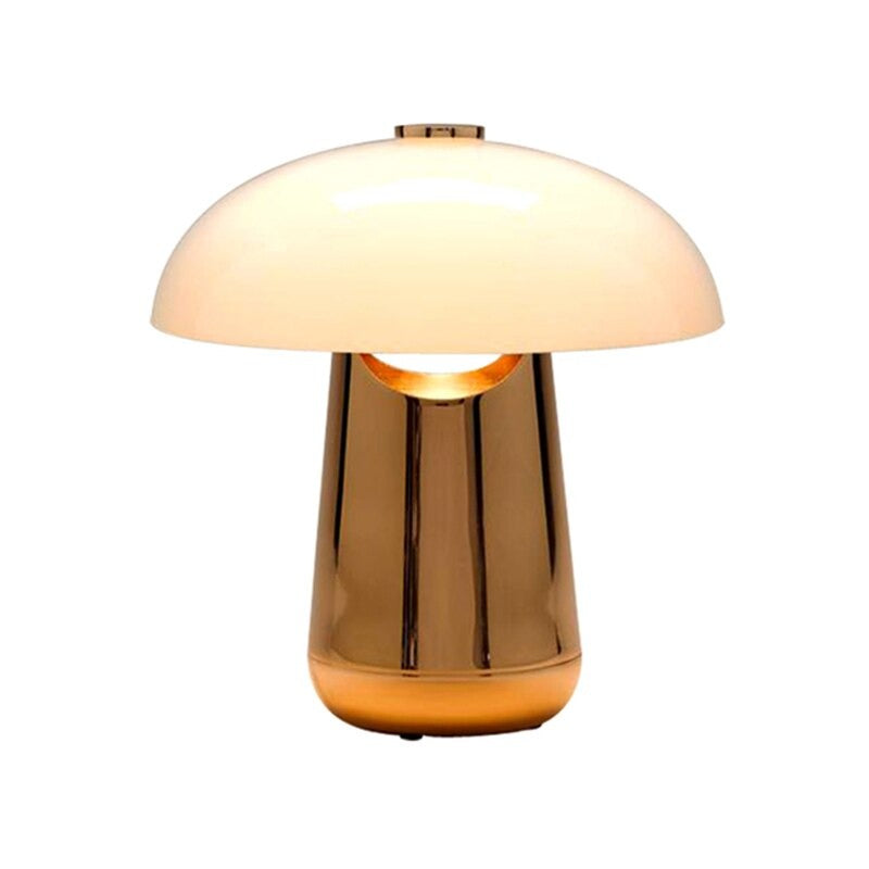 Modern Metal Mushroom Design Single Head Table Lamp