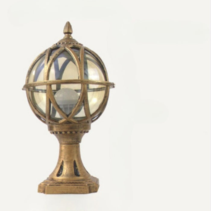 European Patio Glass Ball Led Lamp