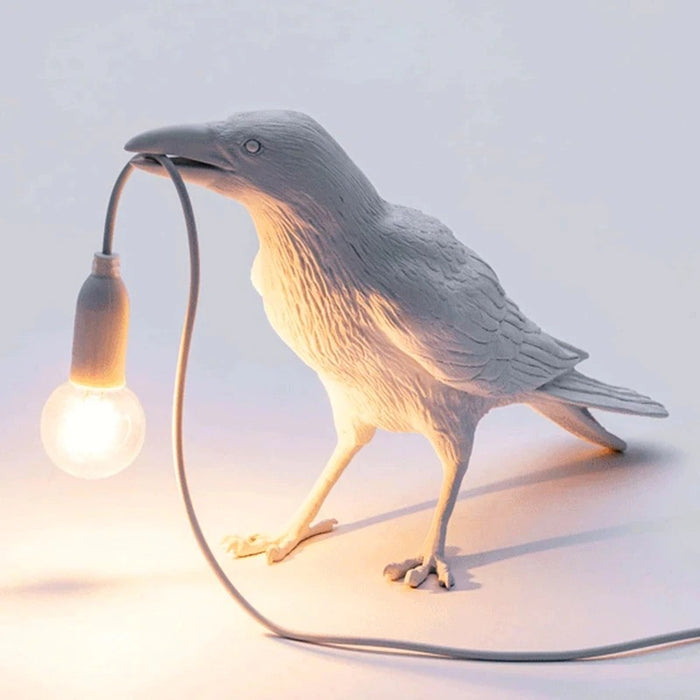 The Resin Bird Table Lamp