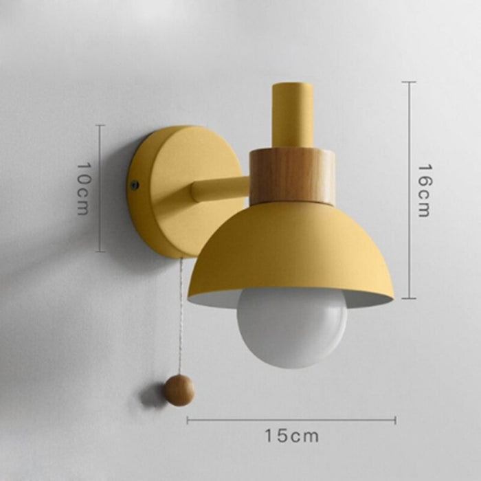 LED E27 Lighting Iron Single Head Wall Lamp