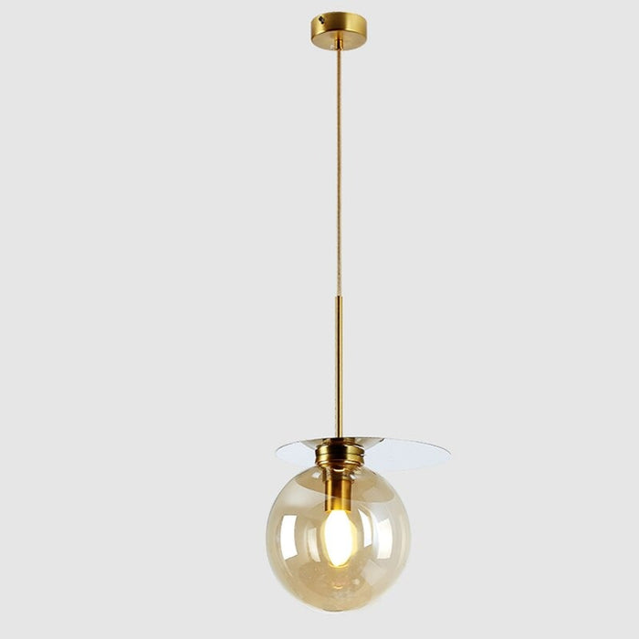 Modern Creative Gradient Color Glass Ball Pendant Lamp