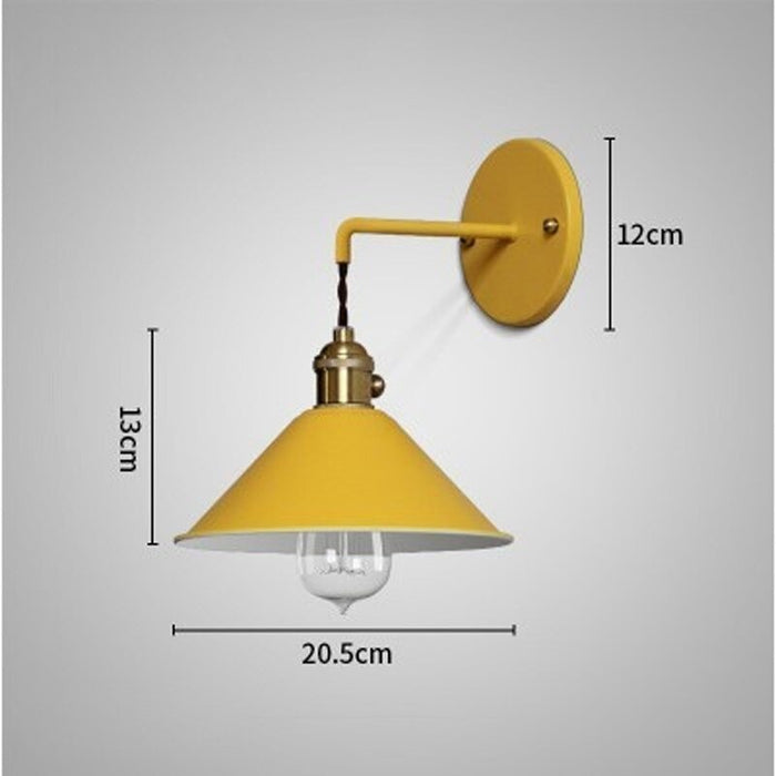 Colorful Macaron E27 Bulb Wall Lamp
