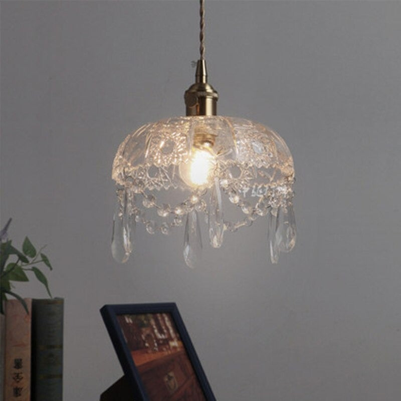 Japanese Simple E27 Bulb Chandelier