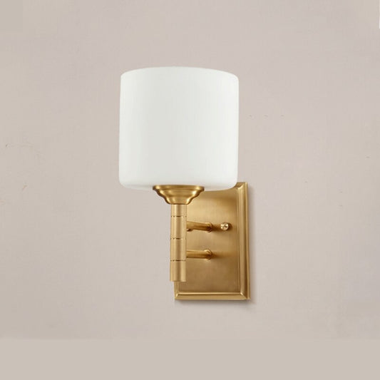 Copper Gold Simple Bedside Wall Lamp