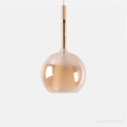 Nordic Creative Bubble Double-Glazed Single Head Pendant Lamp