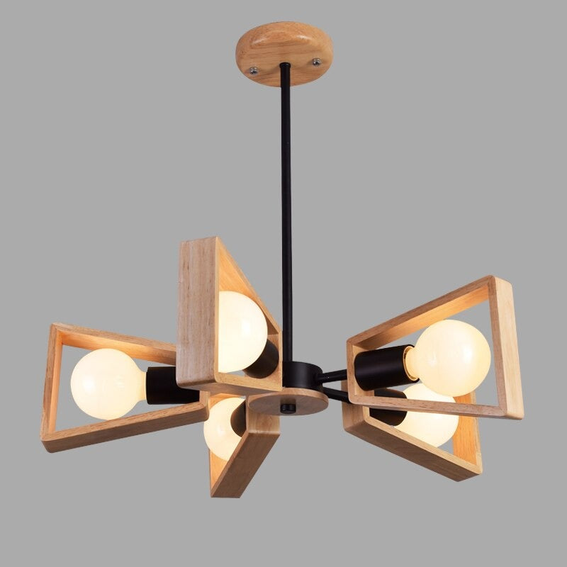 Nordic Wooden LED Pendant Light