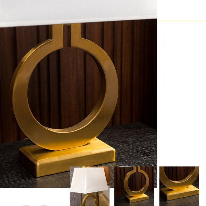 Electroplating Gold Metal Decorative Table Lamp