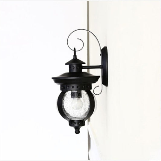 American Retro Single Waterproof Wall Lamp