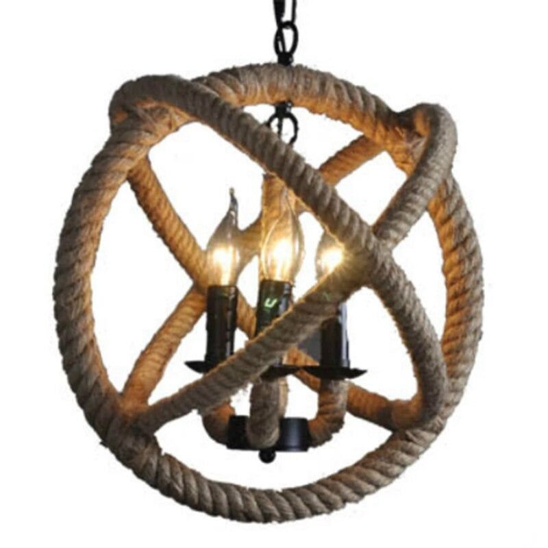 European Retro Rope Chandelier