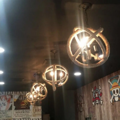 European Retro Rope Chandelier