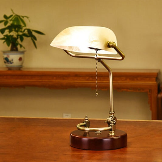 American Retro Solid Wood Desk Lamp