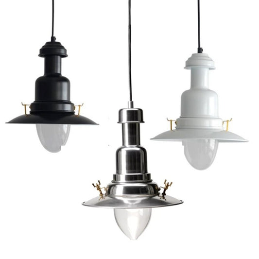 Retro Wrought Iron Single Head LED Pendant Lamp