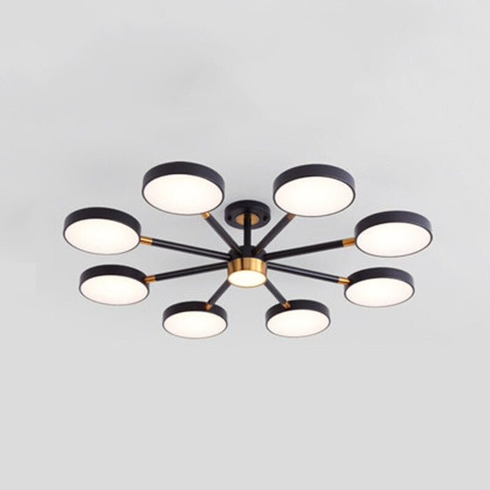 Decentralized Black and Gray LED Ceiling Light