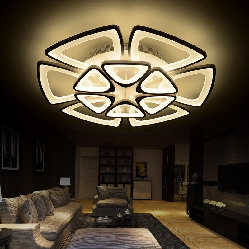 Brief Modern Multilayer Combination Acrylic LED Ceiling Light Fixture