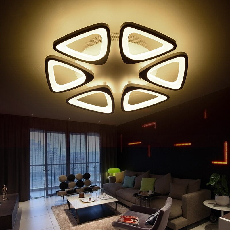 Brief Modern Multilayer Combination Acrylic LED Ceiling Light Fixture