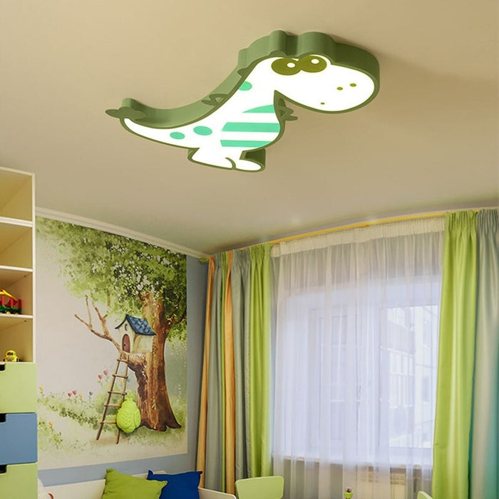 Cartoon Dinosaur LED Ceiling Lamp