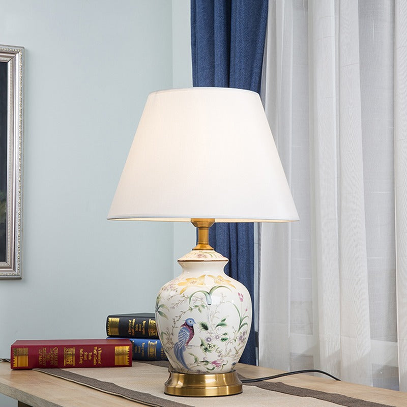 Ceramic Hand-painted Style Table Lamp