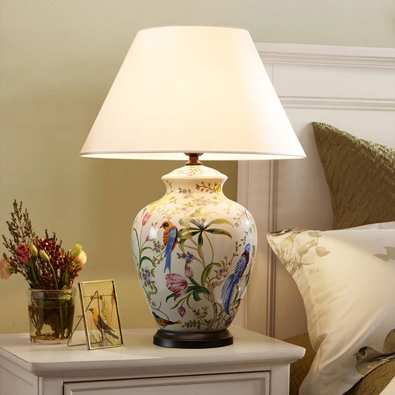 Ceramic Hand-painted Style Table Lamp