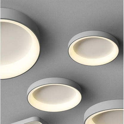 Circular Iron LED Ceiling Lamp