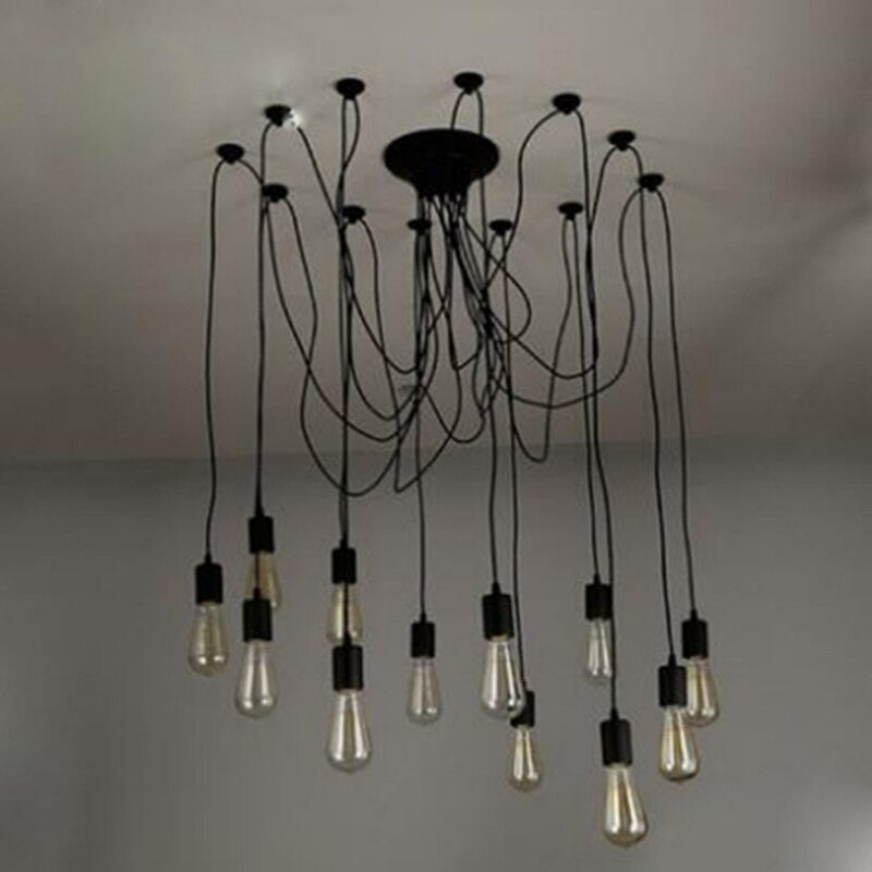 Black Spider Living Room Chandelier