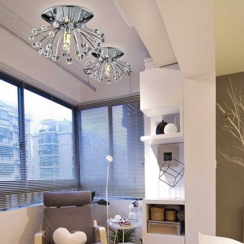 Dandelion Design Stainless Steel Bulb Ceiling Light