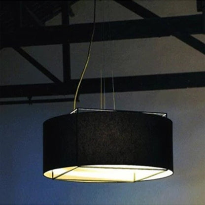 Fabric Lampshade Chandelier