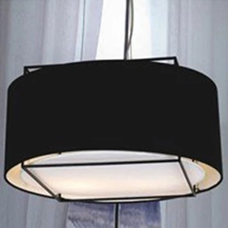 Fabric Lampshade Chandelier