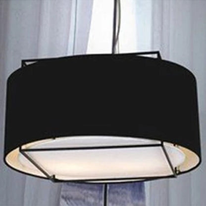 Fabric Lampshade Chandelier