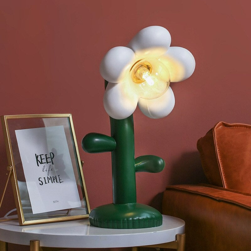 Flower Design Decorative Table Lamp