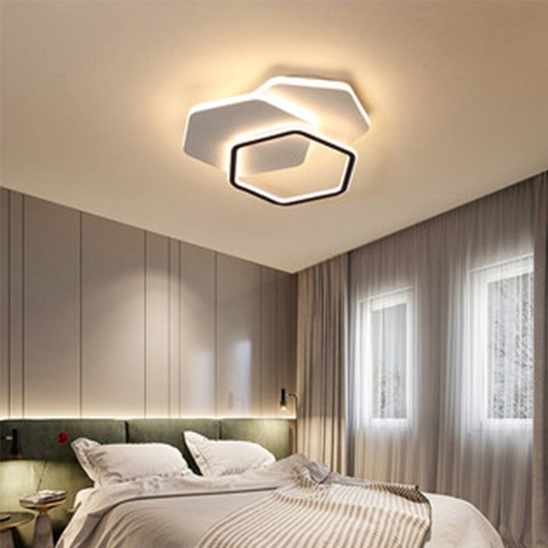 Modern Simple Polygon LED Ceiling Light